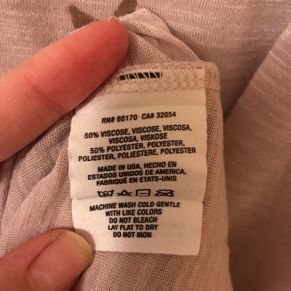 2/$15 MICHAEL STARS Tee with Gold Stars Size XS - Picture 8 of 8